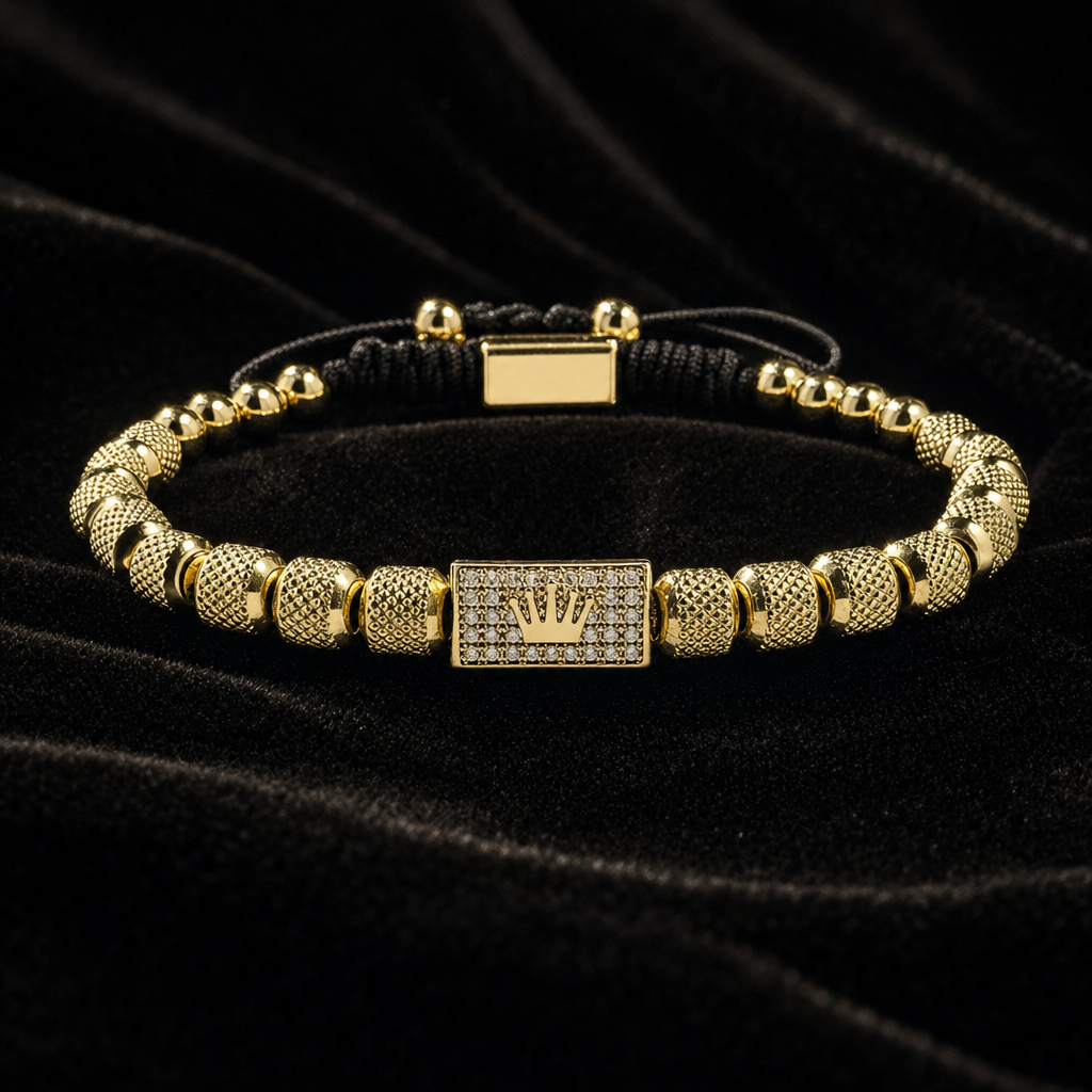 Bratara Imperial Placata cu Aur 14K