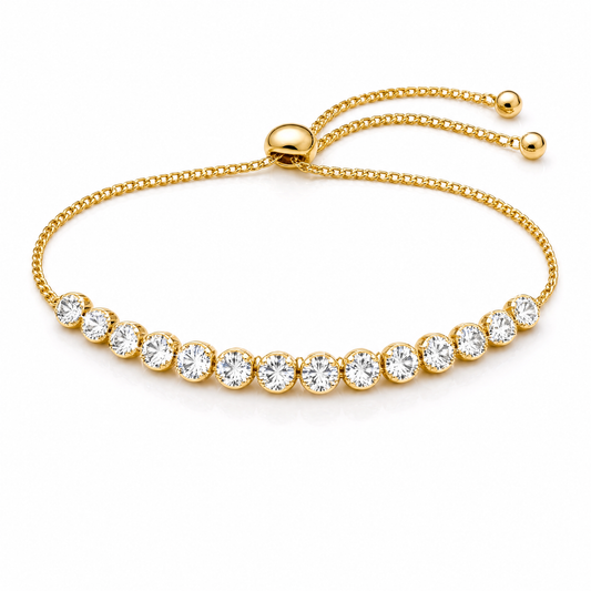 Brățară PEARL Silver + Gold