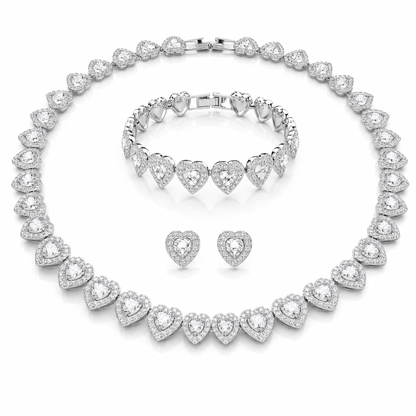 Set ADORE Gold & Silver (Colier + Bratara + Cercei)
