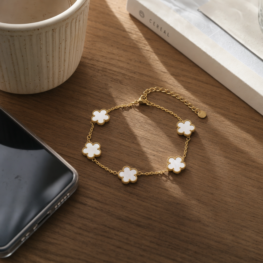 Set TIFFANY White Gold (Bratara + Colier)