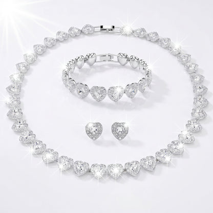 Set ADORE Gold & Silver (Colier + Bratara + Cercei)