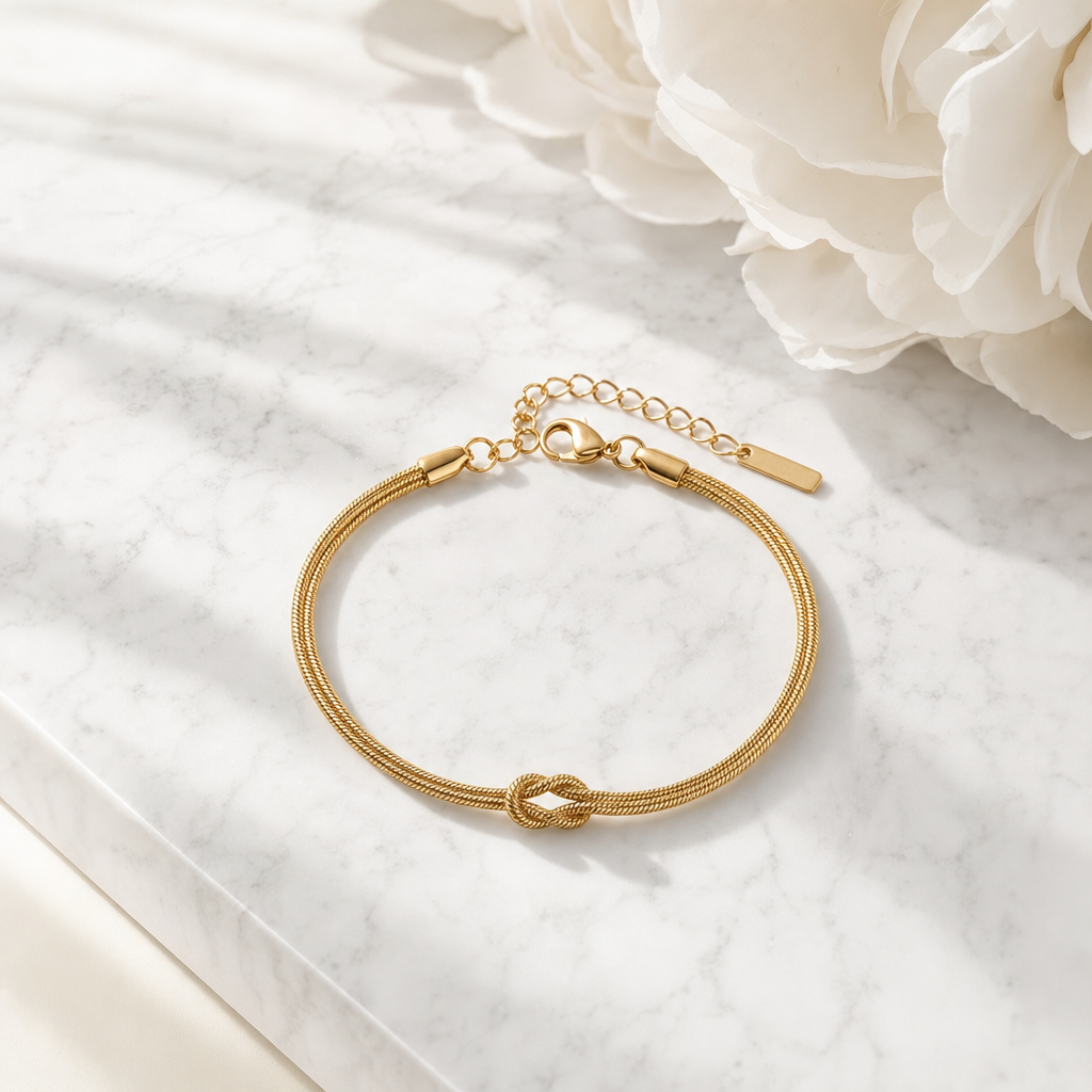 Bratara Iubirii Eterne Placata Aur 18K (OFERTA 1+1 GRATIS DOAR AZI)