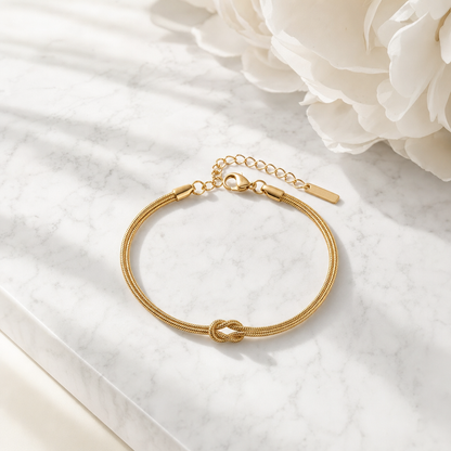 Bratara Iubirii Eterne Placata Aur 18K (OFERTA 1+1 GRATIS DOAR AZI)