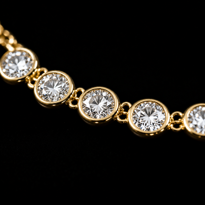 Bratara PEARL Silver + Gold