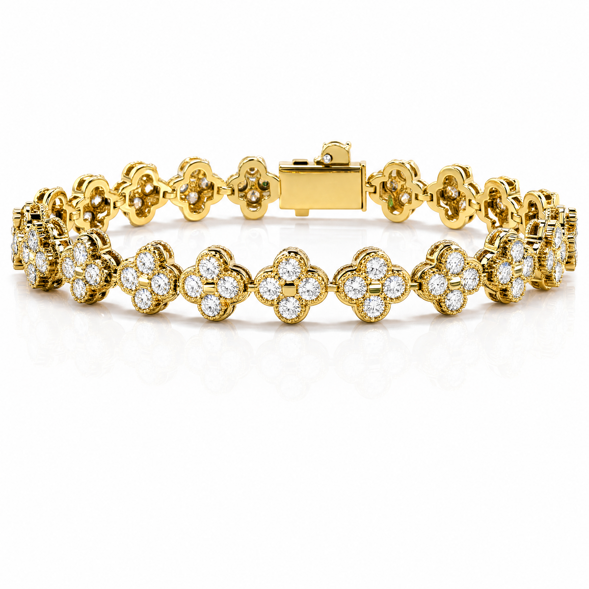 Brățară SANTORINI Diamante Gold + Silver