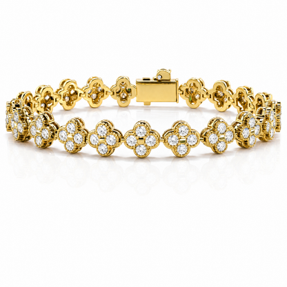 Brățară SANTORINI Diamante Gold + Silver