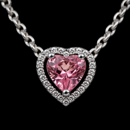 Colier PINK VENICE cu Diamante