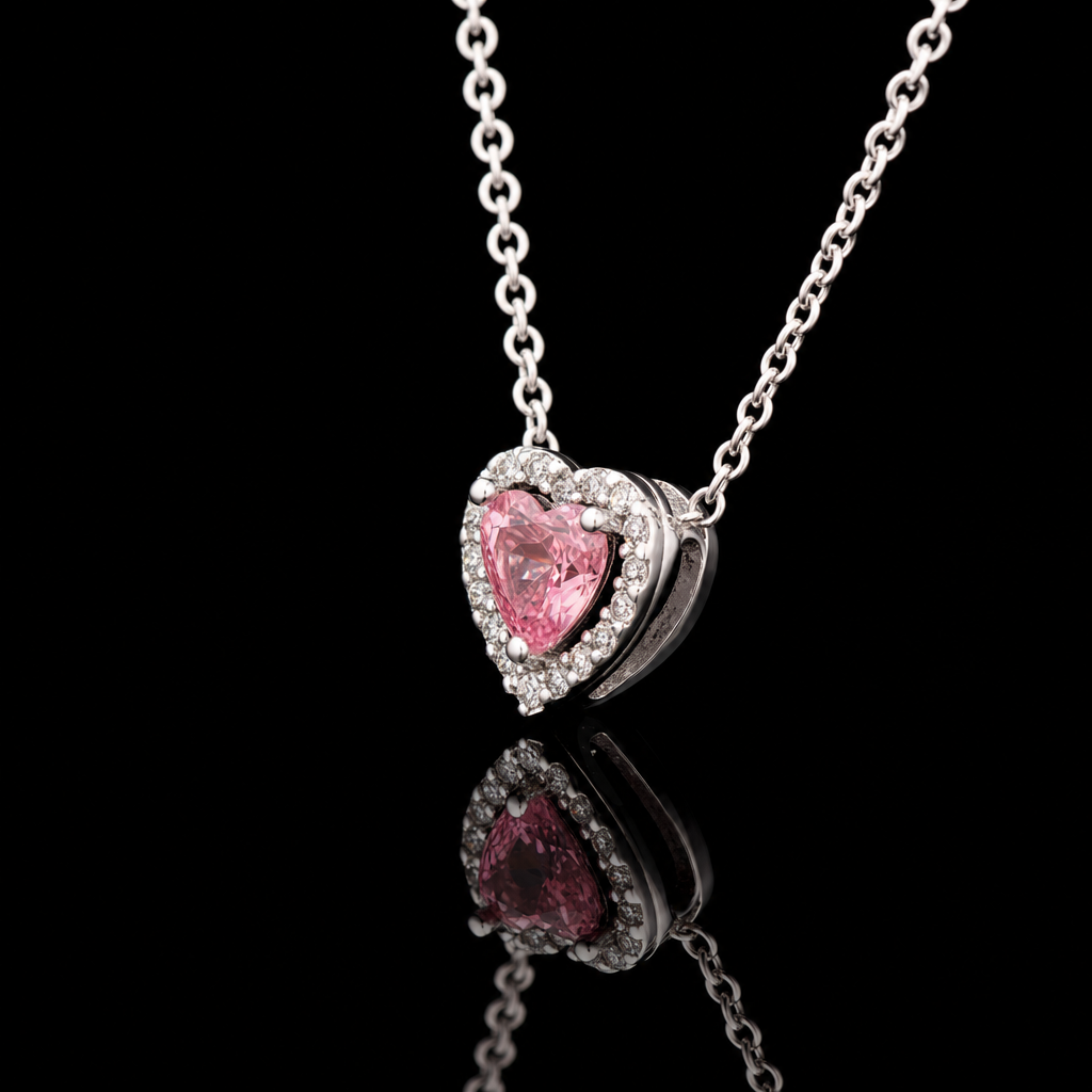 Colier PINK VENICE cu Diamante