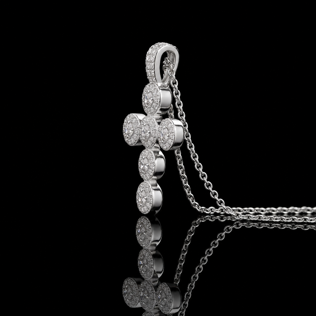 Colier Cruce MILANO 18K Gold & Silver