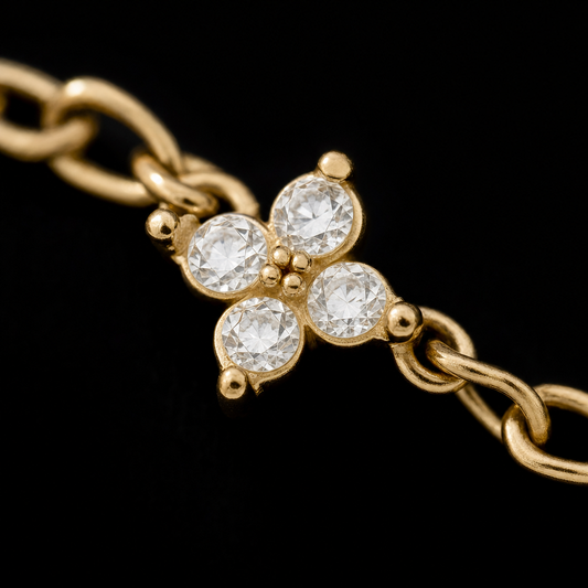 Brățară AMALFI 14K Gold + Silver