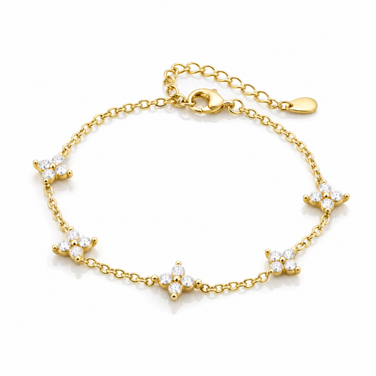 Brățară AMALFI 14K Gold + Silver