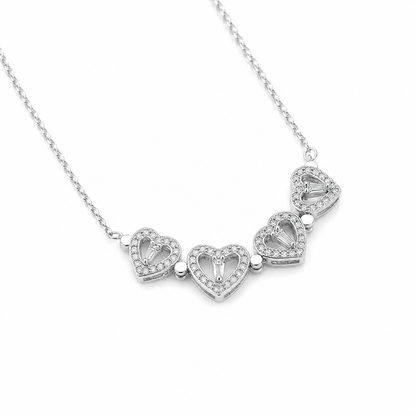 Colier CUPIDO 18K cu Diamante Gold & Silver