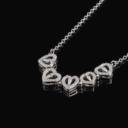 Colier CUPIDO 18K cu Diamante Gold & Silver