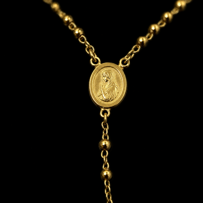 Rozariu ROMA Gold Placat cu Aur 18K