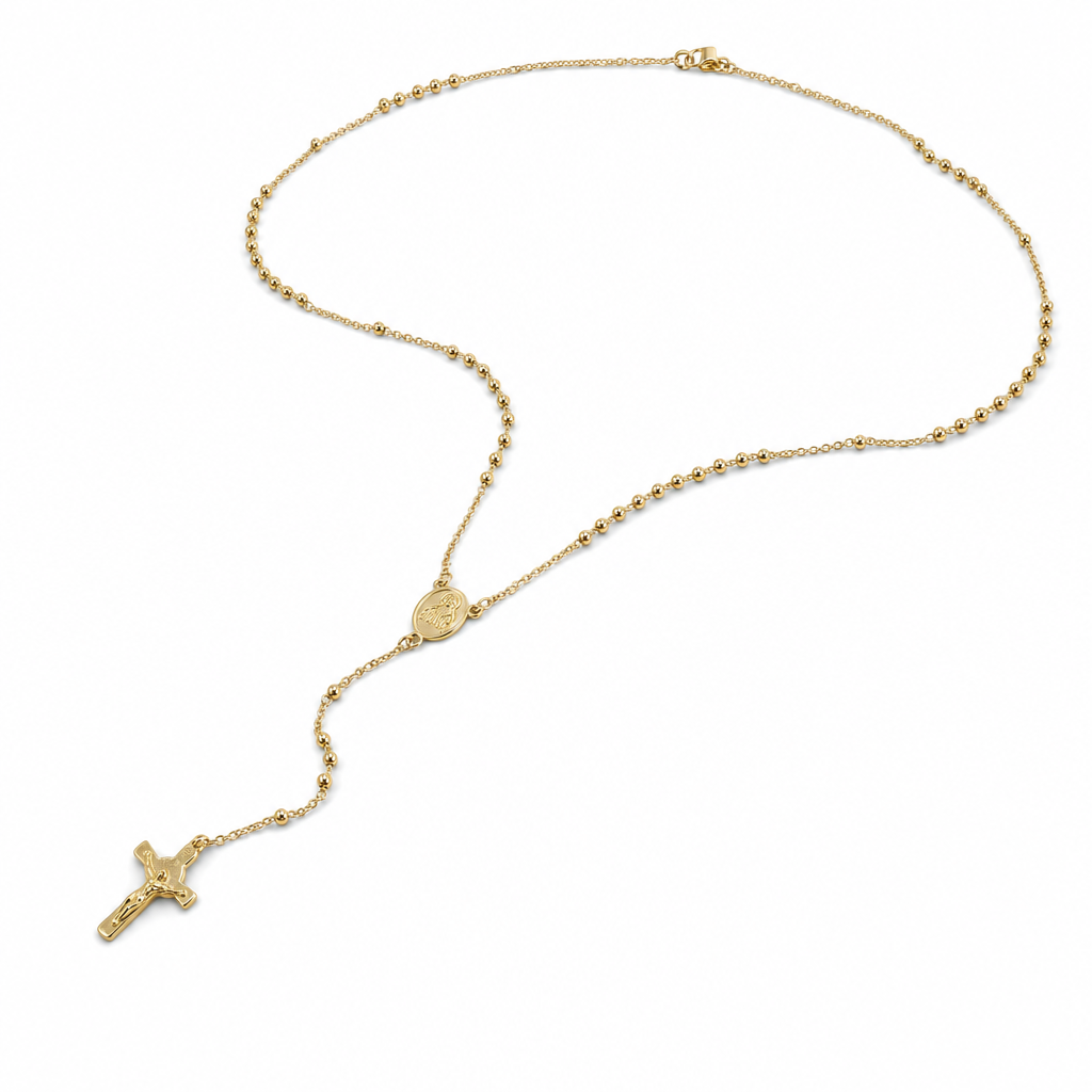 Rozariu ROMA Gold Placat cu Aur 18K