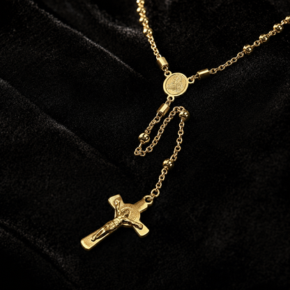 Rozariu ROMA Gold Placat cu Aur 18K