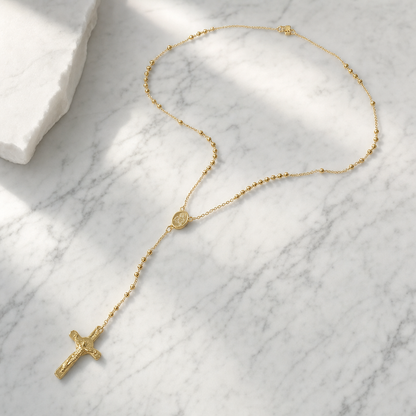 Rozariu ROMA Gold Placat cu Aur 18K