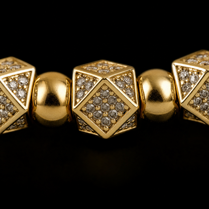 Brățară MONACO Gold Placată cu Aur 18K