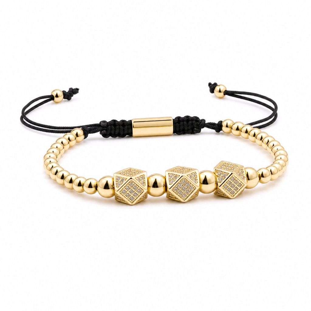 Brățară MONACO Gold Placată cu Aur 18K