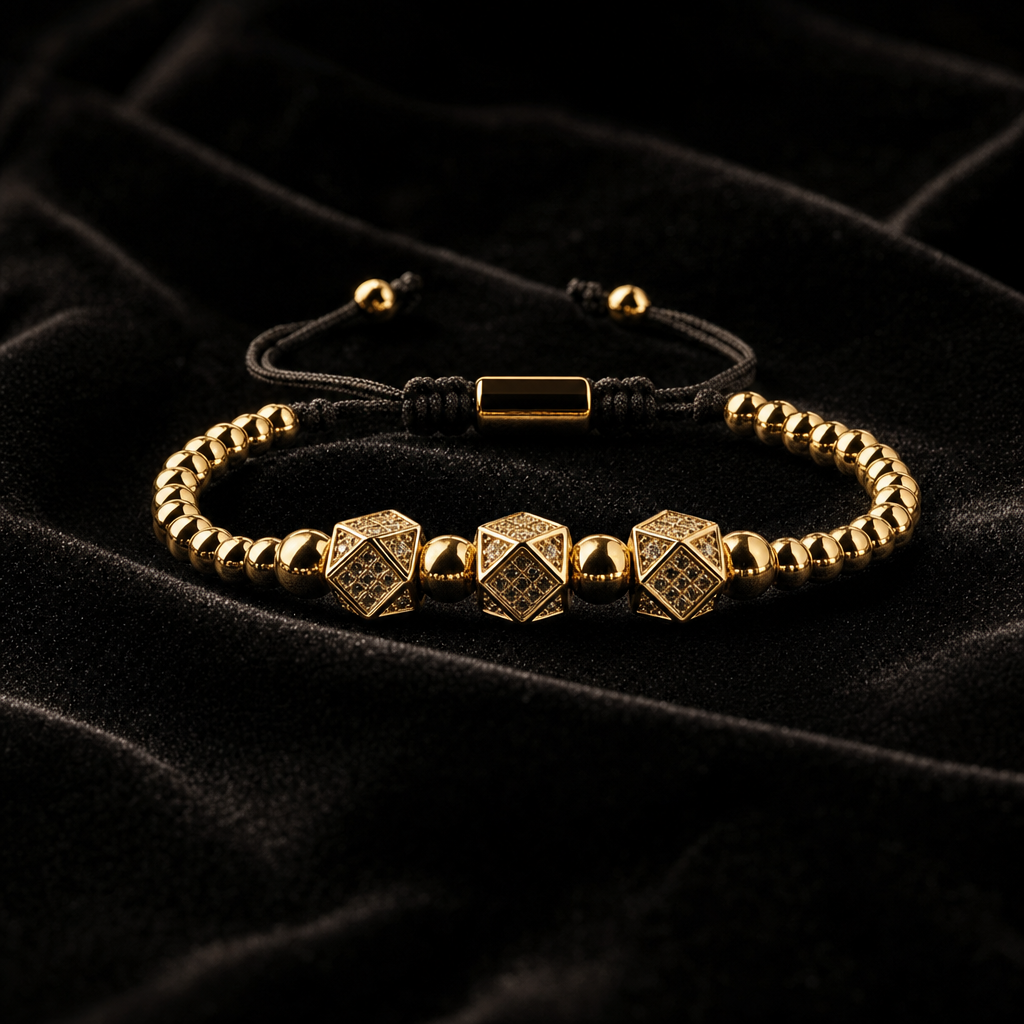 Brățară MONACO Gold Placată cu Aur 18K