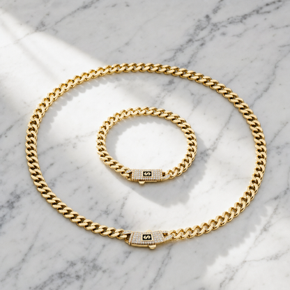Set PORTOFINO Gold Placat cu Aur 18K