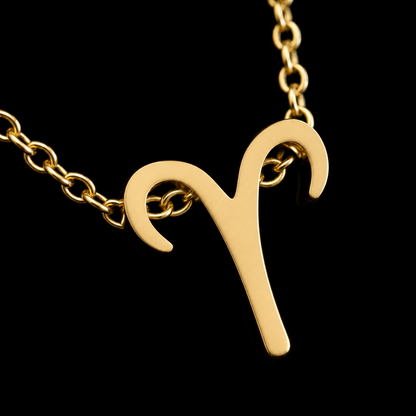 Colier ASTRA Zodiac Placat cu Aur 18K