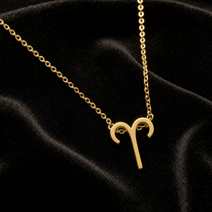 Colier ASTRA Zodiac Placat cu Aur 18K